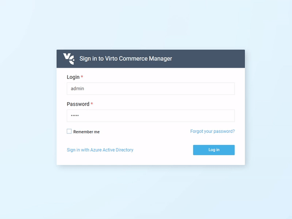 Sign-in pages